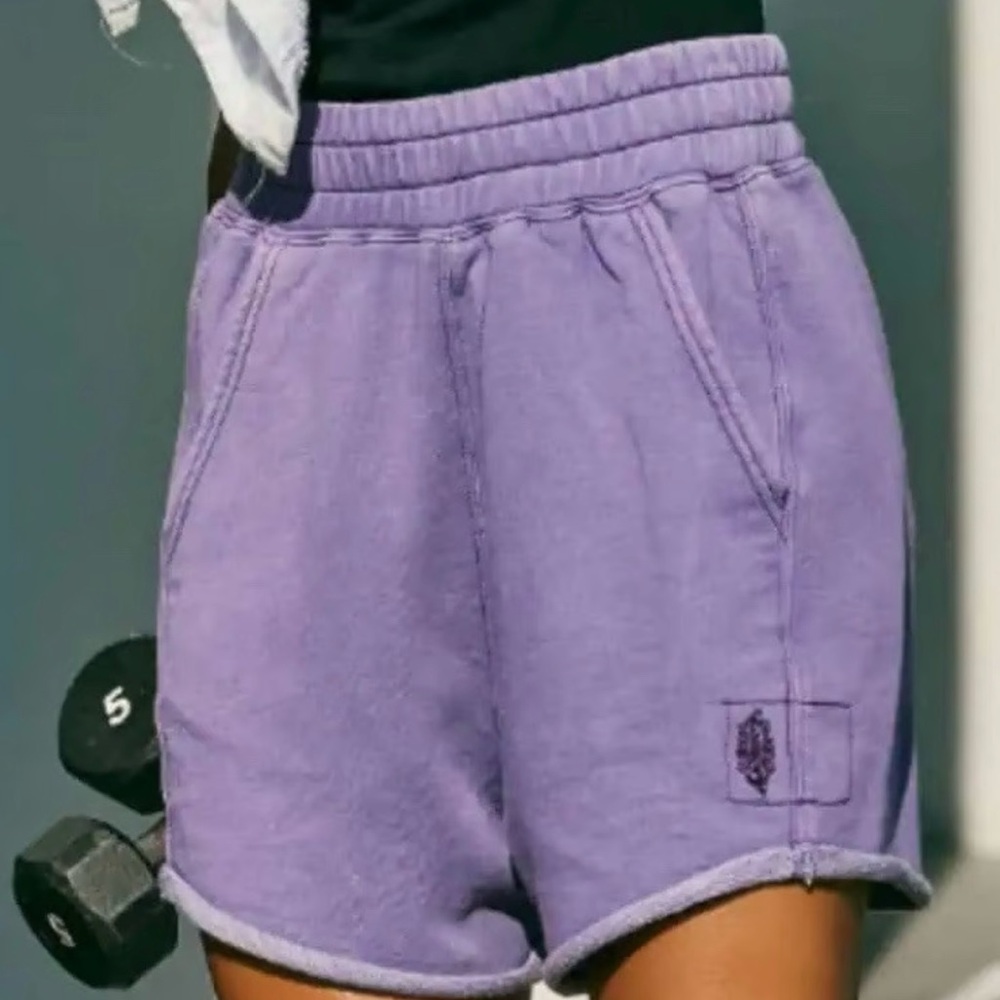 NWOT Free People Movement Purple Women's Casual Shorts, XS